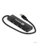 EXEGATE EX296928RUS USB-Хаб (концентратор) 4-в-1 DUB-4P/3 (кабель-адаптер USB3.0 --> 4xUSB3.0, Plug&Play, черный)
