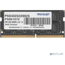 Patriot DDR4 SODIMM 32GB PC25600 PSD432G32002S