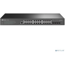 TP-LINK SMB TP-Link SG3428 Управляемый коммутатор JetStream уровня 2+ с 24 гигабитными портами RJ45 и 4 портами SFP