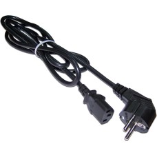LANMASTER Шнур питания LAN-PP13/SHA-0.5-BK C13-Schuko проводник.:3x0.75мм2 0.5м 220В 10А черный