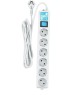 PowerCube PRO Фильтр-удлинитель (SPL(5+1)-16B-P-1,9М) 1.9 м, 6 розеток, 16А/3,5кВт, LC контур - подавление В/Ч помех {13062}