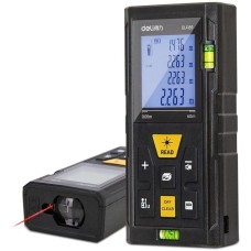 DELI Лазерный дальномер DL4169 Диапазон измерения 0,05;60м, точность измерения ±3мм