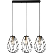 ESCADA Подвесной светильник 10180/3S E27*60W Black/Brass