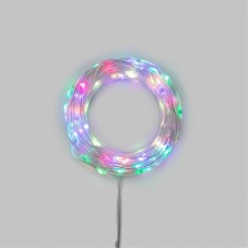 NEON-NIGHT Умная гирлянда Роса с крупными каплями 10м 100 LED RGB мягкий прозрачный провод IP20 USB