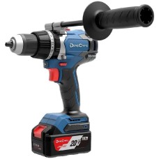 Дрель-шуруповерт DONGCHENG Ударная дрель-шуруповерт DCJZ03-13, 5Ач, с двумя аккумуляторами [dcjz03-13(type em)]