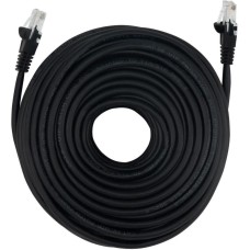 Патч-корд BURO Патч-корд UTP 4 пары cat.5E CCA molded 25м черный RJ-45 (m)-RJ-45 (m)