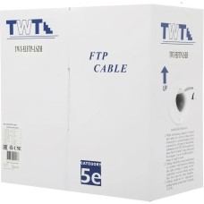 LANMASTER Кабель информационный TWT-5EFTP-LSZH кат.5E FTP 4 пары 24AWG LSZH внутренний 305м белый