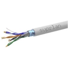 SUPRLAN Кабель сетевой информационный Median 01-1033-1 кат.5E FTP 4 пары 24AWG PVC внутренний 305м серый
