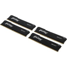 KINGSTON Память DDR4 4x8GB 3600MHz KF436C17BBK4/32 Fury Beast Black RTL Gaming PC4-28800 CL17 DIMM 288-pin 1.35В kit single rank с радиатором Ret