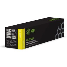 CACTUS Картридж лазерный CS-C729Y 729 Y желтый (1000стр.) для Canon i-SENSYS LBP-7010C/ LBP-7018C