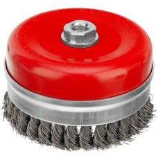 MATRIX Щетка дисковая по мет. 74674 d=125мм d(посад.)=14мм (угловые шлифмашины) (упак.:1шт)