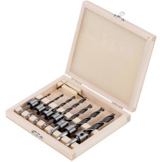 DENZEL Набор сверл зенкеров по дереву, 3-10 мм, 7 шт 704272