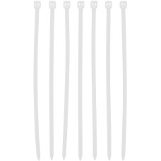 СИБРТЕХ Хомуты, 100 x 2.5 мм, пластиковые, белые, 100 шт 45515