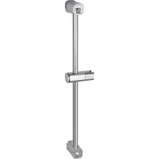 GFmark - Стойка душевая, БЕЗ лейки и шланга, с нажимным фиксатором, с выдвижными крючками, из нержавеющей стали марки 304, цвет ХРОМ. 9286
