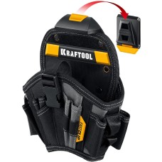 KRAFTOOL KH-17 кобура для шуруповерта с быстросъёмным креплением FastClip, большая (38768)
