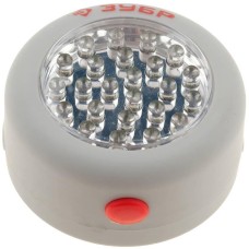 ЗУБР 28 LED, крючок для подвеса, магнит, светодиодный фонарь (61812)