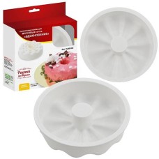 MULTIDOM Силиконовая форма для муссовых тортов «Вдохновение». Размер 20х20х5см. VL80-304