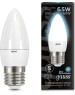 GAUSS Лампа светодиодная 6.5Вт цок.:E27 свеча 220B св.свеч.бел.нейт. (упак.:10шт) (103102207)