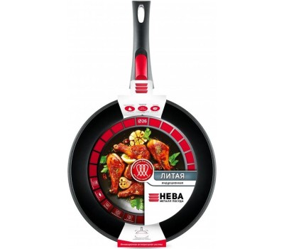 Сковорода НЕВА МЕТАЛЛ ПОСУДА 6026 д.26 съем. руч.