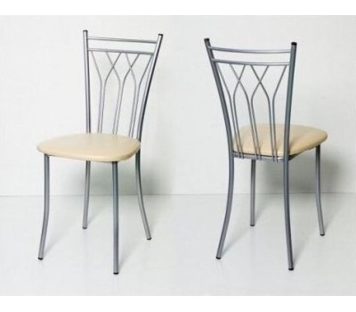 Стул БИТЕЛ ПРЕМЬЕР Серебро/Бежевый С-101