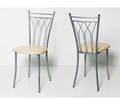 Стул БИТЕЛ ПРЕМЬЕР Серебро/Бежевый С-101