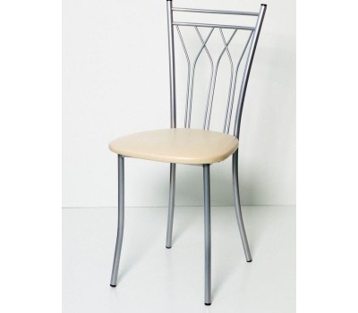 Стул БИТЕЛ ПРЕМЬЕР Серебро/Бежевый С-101