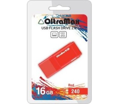 USB флэш-накопитель OLTRAMAX OM-16GB-240-красный