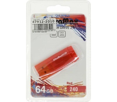 USB флэш-накопитель OLTRAMAX OM-16GB-240-красный