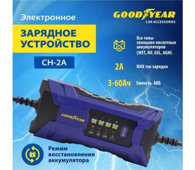 Зарядное устройство GOODYEAR GY003000 CH-2A