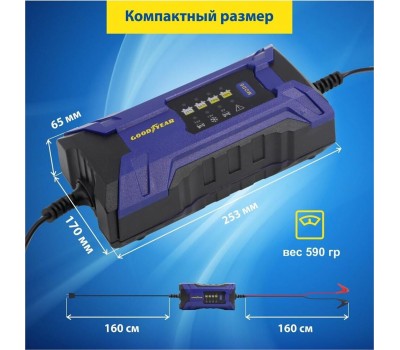Зарядное устройство GOODYEAR GY003000 CH-2A
