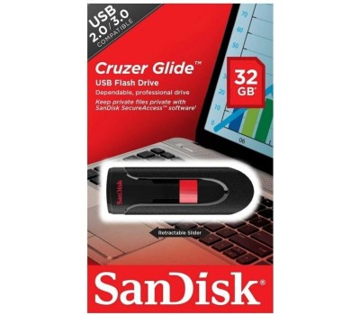 флешка SANDISK 32GB Cruzer Glide USB 3.0 (SDCZ600-032G-G35)