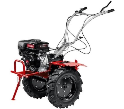 Мотоблок ЗУБР МТШ-600 Мотоблок бензиновый с ВОМ, 270 см3