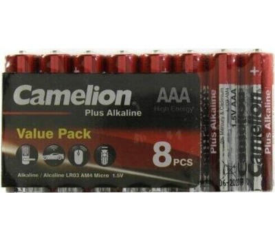 Элементы питания CAMELION (14861) LR03-SP8