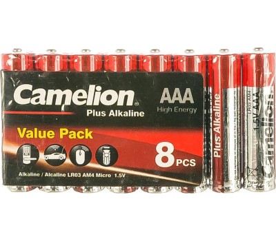 Элементы питания CAMELION (14861) LR03-SP8