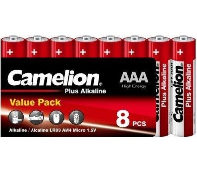 Элементы питания CAMELION (14861) LR03-SP8