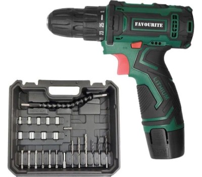 Аккумуляторная дрель-шуруповёрт FAVOURITE DC 1202 PROMO SET Аккумуляторная дрель-шуруповёрт