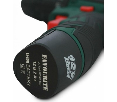 Аккумуляторная дрель-шуруповёрт FAVOURITE DC 1202 PROMO SET Аккумуляторная дрель-шуруповёрт