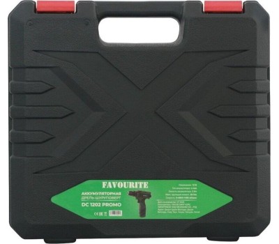 Аккумуляторная дрель-шуруповёрт FAVOURITE DC 1202 PROMO SET Аккумуляторная дрель-шуруповёрт