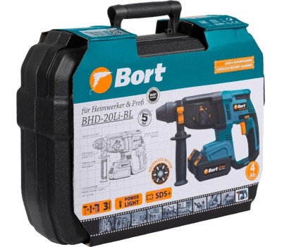 Перфоратор BORT BHD-20LI-BL (2X4,0А.ч)