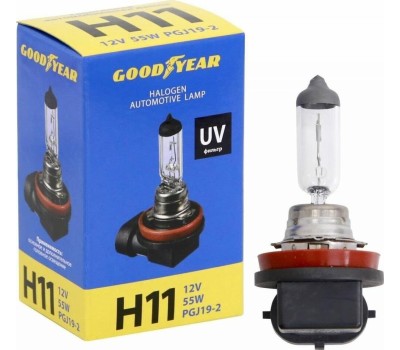 Лампа галогенная GOODYEAR GY010110 лампа галогенная автомобильная Н11 12V 55W PGJ19-2