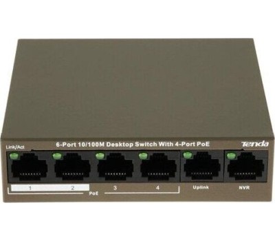 Коммутатор TENDA TEF1106P-4-63W