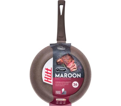 Сковорода HITT HM1026 MAROON 26см М3752