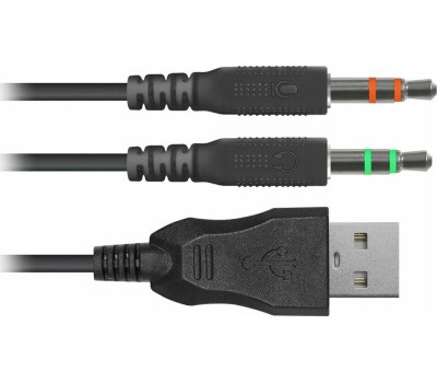 Гарнитура DEFENDER (64595) Dexter RGB, провод 2.2 м