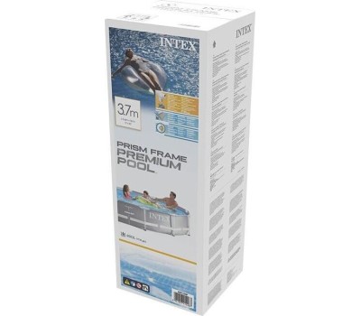 Бассейн каркасный INTEX Бассейн каркасный призматический, 366x76см, сталь, ПВХ, 26710NP 049-019