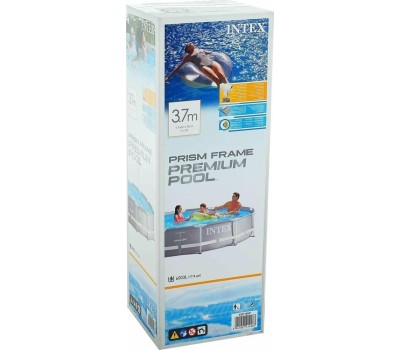 Бассейн каркасный INTEX Бассейн каркасный призматический, 366x76см, сталь, ПВХ, 26710NP 049-019