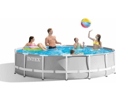 Бассейн каркасный INTEX Бассейн каркасный призматический, 366x76см, сталь, ПВХ, 26710NP 049-019
