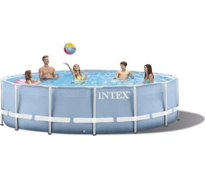 Бассейн каркасный INTEX Бассейн каркасный призматический, 366x76см, сталь, ПВХ, 26710NP 049-019