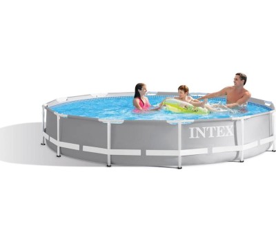 Бассейн каркасный INTEX Бассейн каркасный призматический, 366x76см, сталь, ПВХ, 26710NP 049-019