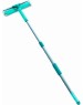 Швабра LEIFHEIT 55238 Basic Wet & Dry щетка с губкой и тел.ручкой 75-135см