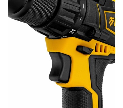 Аккумуляторная дрель DENZEL Дрельшуруповерт аккумуляторная, бесщет. BLDLIB180, LiIon, 18 В Denzel 26122 (Без АКБ)